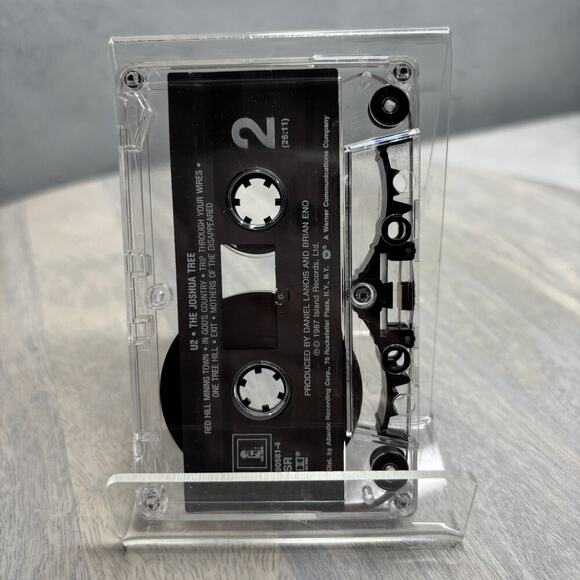 U2 - The Joshua Tree Cassette Tape 1987 Island Records - Picture 2 of 3